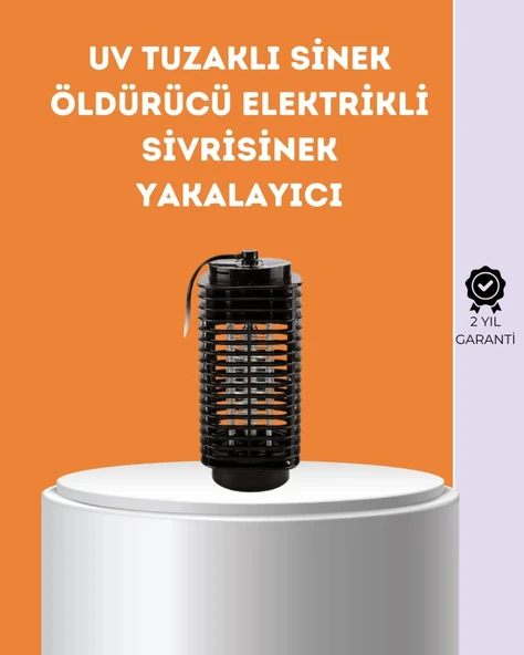 Kimyasal İçermeyen Uv Işıklı Böcek Ve Sivrisinek Kapanı – Güvenli Kullanım ürün görseli 1