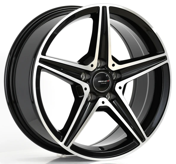7.5X17 PRO-L75261 5X112 ET35 66.56 BLACK MACHINED XL ürün görseli 1