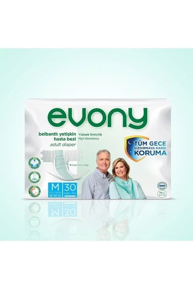 EVONY BEL BANTLI Yetişkin Bezi Medium 30'lu ürün görseli 1