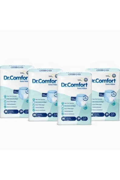 DR.COMFORT Yetişkin Emici Külot Medium 30'lu 4 Paket 120 Adet ürün görseli 1