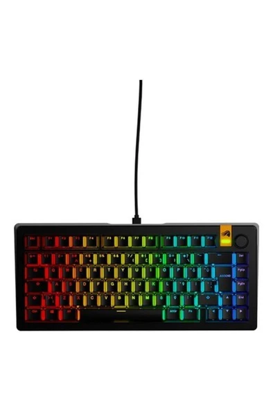 Glorious GMMK 3 HE TR Fox Linear Switch %75 Kablolu Mekanik Oyuncu Klavyesi Teşhir ürün görseli 1