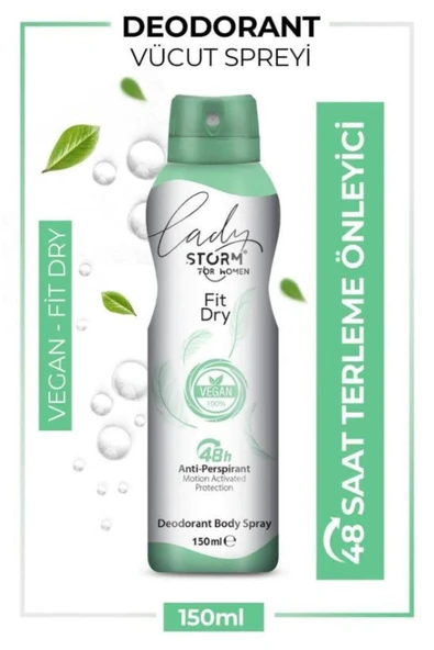 STORM DEODORANT 150ML KADIN YEŞİL ürün görseli 1