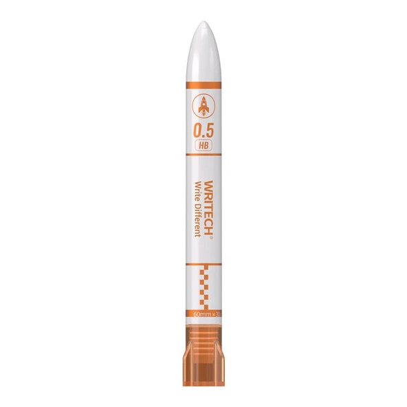WRITECH MIN 05 BEYAZ-TURUNCU 60mm 30 LU W-505 ürün görseli 1