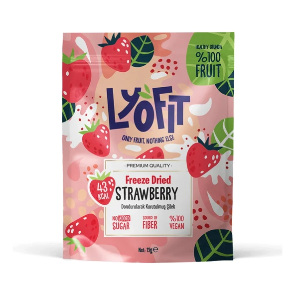 Freeze Dried Çilek 12g ürün görseli 1