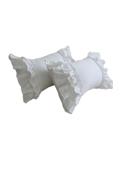 GULDESIGN Guldesignstore Fırfırlı 2’li Yastık içi dolu ürün görseli 1