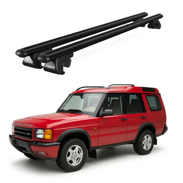 Venüs Land Rover Discovery (1998-2004) Uyumlu Siyah Ara Atkı Port Bagaj Tavan Barı ürün görseli 1