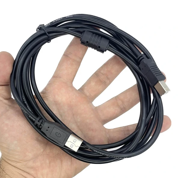 USB 2.0B Yazıcı Printer Bağlantı Kablosu 10m ürün görseli 1