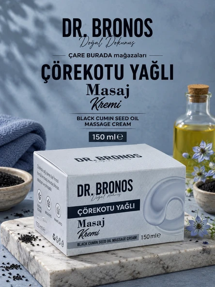 Dr. Bronos - Çörekotu Yağlı Masaj Kremi 150 Ml ürün görseli 1