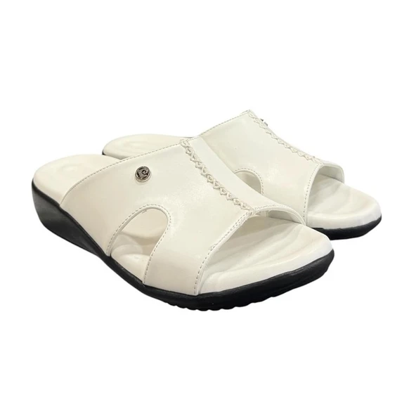 Pierre Cardin Üstü Dikişli Anatomik Bayan Terlik - Resim 5