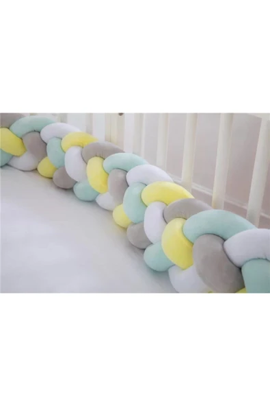 GULDESIGN 4'lü Örgü Koruma 500 Cm Sarı-pembe-gri-su Yeşili ürün görseli 1
