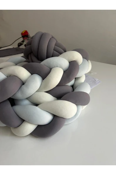 GULDESIGN Örgü Korumalık 360 Cm 3'lü Örgü 60x120 Beşik Koruyucu 70 x 110 Park Beşik Koruyucu ürün görseli 1