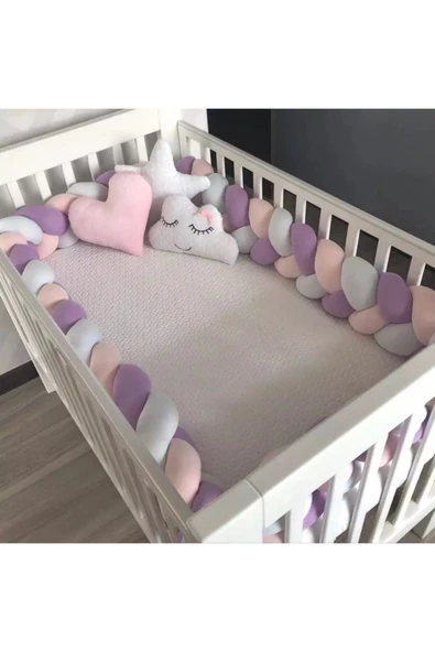 GULDESIGN Guldesignstore 3'lü Örgü Koruma 500 Cm Lila-pembe-beyaz ürün görseli 1