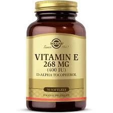 Solgar Vitamin E 400 IU 50 Yumuşak Jelatin Kapsül ürün görseli 1