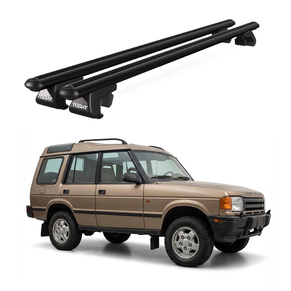Venüs Land Rover Range Rover (1994-2002) Uyumlu Siyah Ara Atkı Port Bagaj Tavan Barı ürün görseli 1