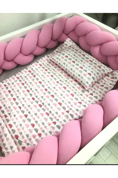 GULDESIGN Guldesignstore 70x130 Veya 80x120 Beşik Için 400cm 3'lü Örgü Koruma ürün görseli 1