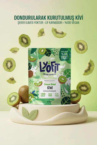 Freeze Dried Kivi 20g - Resim 2