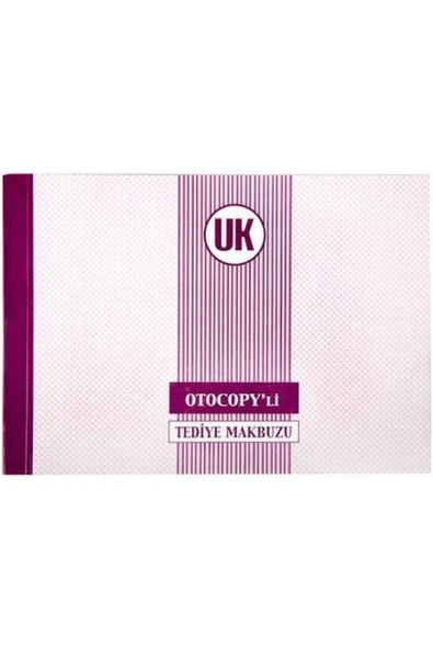 UK 072 Tediye Makbuzu Otokopili Tekli ürün görseli 1