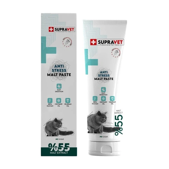 Supravet Anti Stress Paste Sakinleştirici Kedi Macunu 100 gr ürün görseli 1