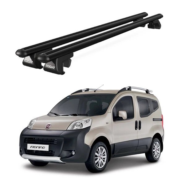 Venüs Fiat Fiorino (2007-2024) Uyumlu Siyah Ara Atkı Port Bagaj Tavan Barı ürün görseli 1