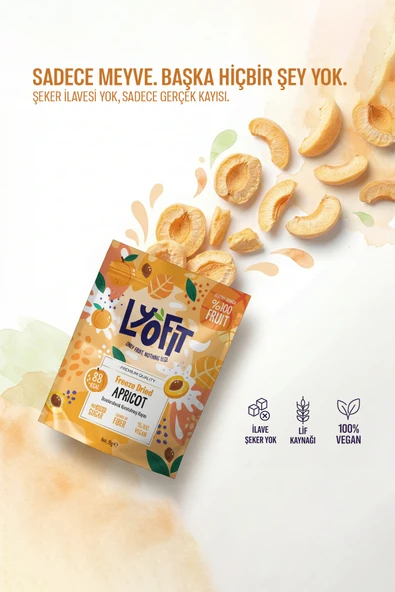 Freeze Dried Kayısı 25g - Resim 3
