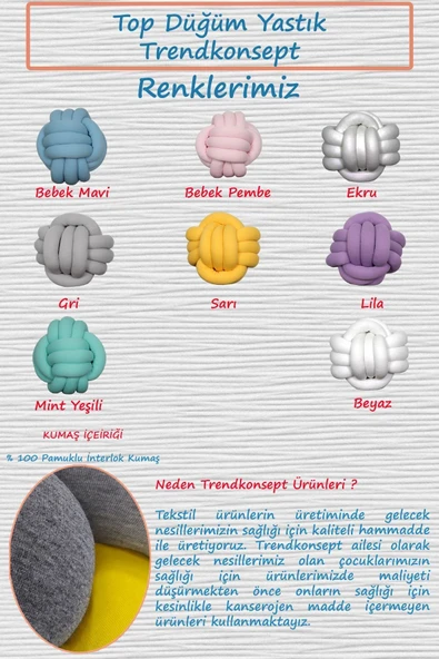GULDESIGN Düğüm Yastık - Resim 2