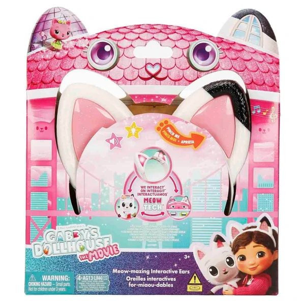Gabby’s Dollhouse Sesli ve Işıklı Kedi Kulaklı Taç - Gabby'nin Hayal Evi İnteraktif Aksesuar ürün görseli 1