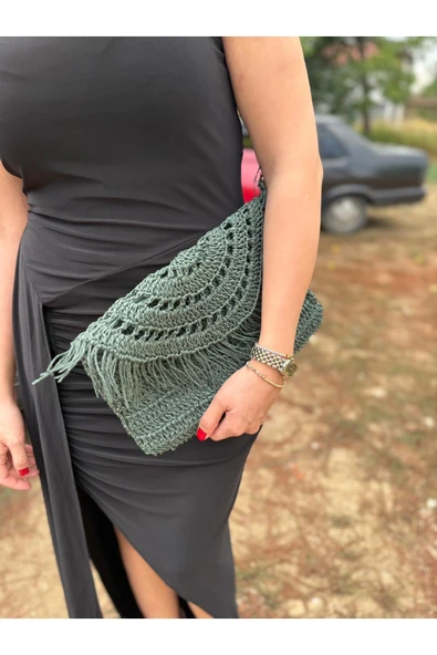GULDESIGN Clutch Wl Çantası hasır - Resim 3