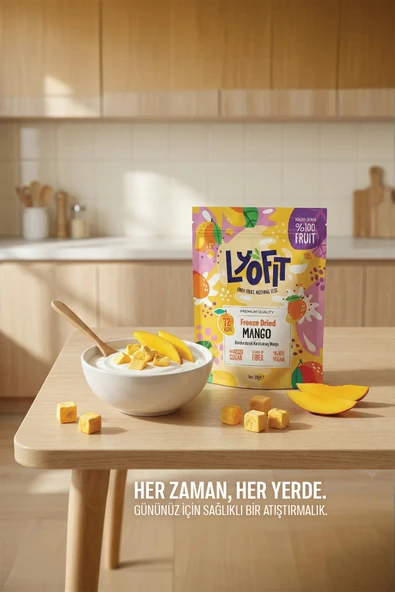 Freeze Dried Mango 20g - Resim 3