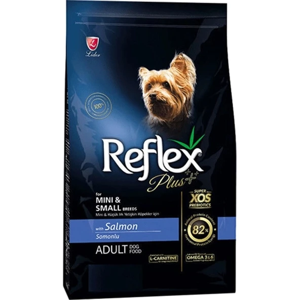 Reflex Plus Somonlu Mini ve Küçük Irk 8 kg Yetişkin Köpek Maması ürün görseli 1