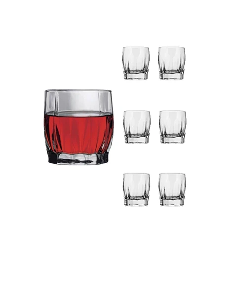 Paşabahçe dance shot likör - 6 lı kahve yanı su bardağı ürün görseli 1