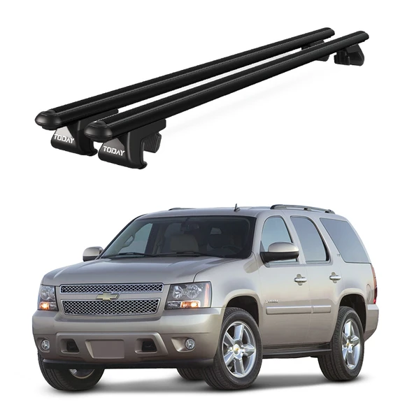 Venüs Chevrolet Tahoe (2007-2014) Uyumlu Siyah Ara Atkı Port Bagaj Tavan Barı ürün görseli 1