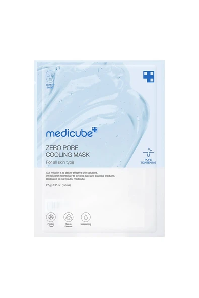 Zero Pore Cooling Mask Niacinamide-Infused Pore Care Mask for Hydration & Sebum Control ürün görseli 1