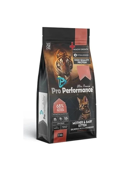 Pro Performance Somon Balıklı, Pirinçli Ve Kızılcıklı Yavru Kedi Maması 2 Kg ürün görseli 1