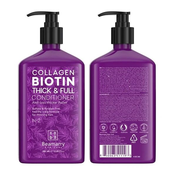 Beamarry Collagen Biotin Thick Full Conditioner 380 ml ürün görseli 1