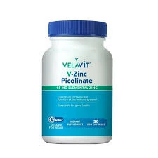Velavit V Zinc Picolinate Takviye Edici Gıda 30 Kapsül ürün görseli 1