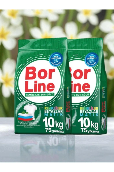 2 Adet 10 kg Renkliler İçin Toz Deterjanı ürün görseli 1