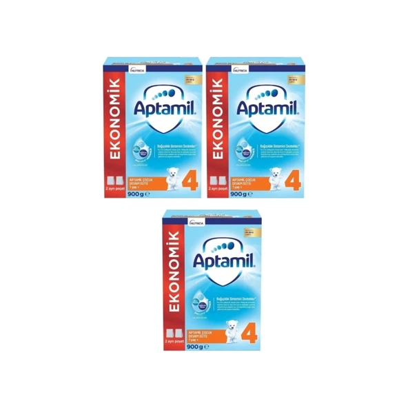 Aptamil 4 Numaralı Bebek Maması 900 gr x 3 Adet ürün görseli 1
