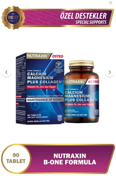 Nutraxin Osteo B-One Formula Type I Collagen 90 Tablet 129 g ürün görseli 1