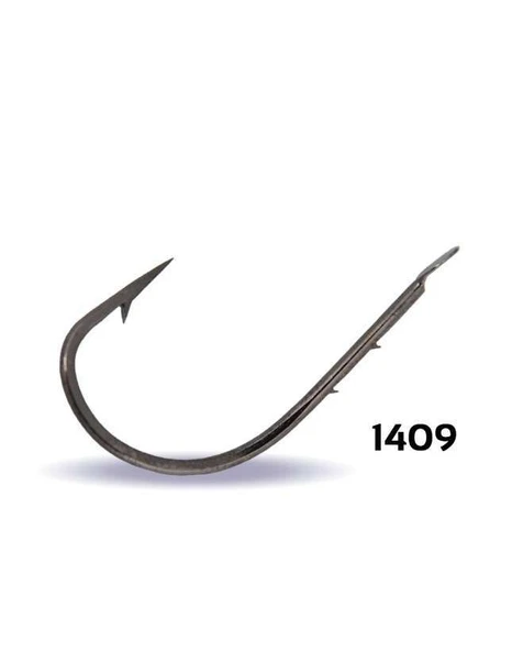 Youvella 1409 Tırnaklı Olta İğnesi 100lü Kutu Black Nikel  1/0 ürün görseli 1
