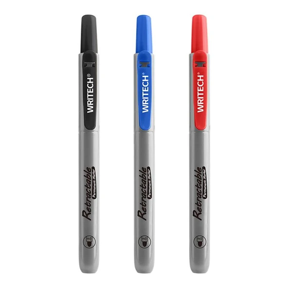 WRITECH PERMANENT KALEM W-805P BASMALI 3 LU - Resim 2