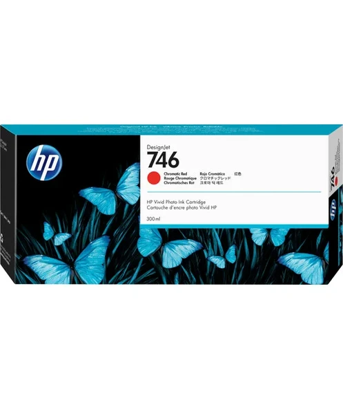HP P2V81A Chromatic Red Mürekkep Kartuş 300-ml (746) ürün görseli 1
