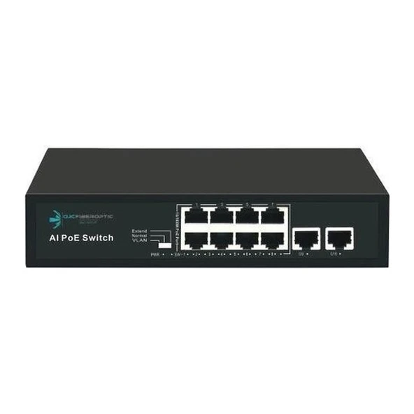 ODS 8port 120w FULL PoE 08ODS-8P2U1S 10/100 1X SFP Yönetilemez Switch ürün görseli 1