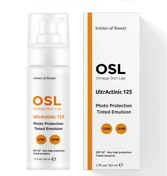Osl Omega Skin Lab UltrActinic 125 Photo Protection Tinted Emulsion 50 ml ürün görseli 1