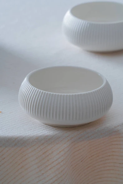 ACAR Bianco Perla Porselen Yuvarlak Kase - 11 cm ürün görseli 1