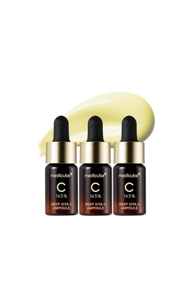 - Deep Vita C Ampoule (Koyu Leke ve İz Karşıtı Serumu) 3x10ml (GLOBALCARE) ürün görseli 1