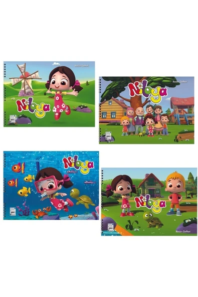 KESKİN COLOR Niloya 25x35 Cm 15 Yaprak Resim Defteri Spiralli 24'lü Paket ürün görseli 1
