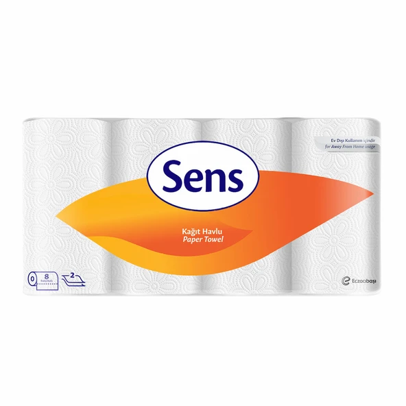 Sens Havlu Kağıt 8’li x 3 Paket Ekonomik Set ürün görseli 1
