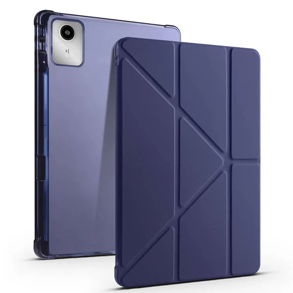 Lenovo Tab ONE 8.7 TB-305FU Kılıf Kalem Bölmeli Uyku Modlu Standlı Smart Cover ürün görseli 1