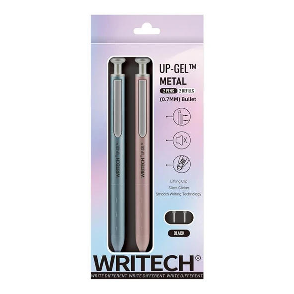 WRITECH JEL KALEM MAVI/PEMBE MAVI 0,7mm W0156 2I ürün görseli 1
