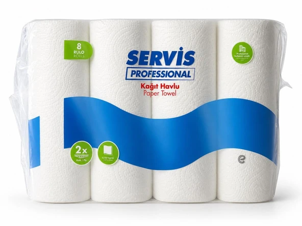 Servis Pro Havlu Kağıt 8’li x 3 Paket Ekonomik Set - Resim 2